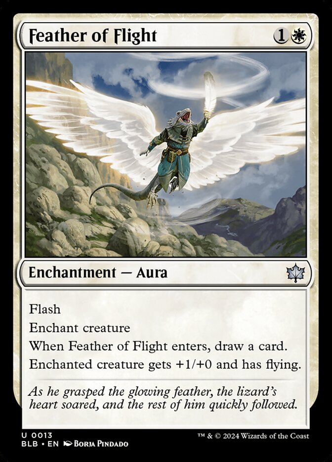 Feather of Flight · Bloomburrow (BLB) #13