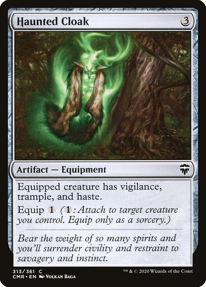 Haunted Cloak · Commander Legends (CMR) #313
