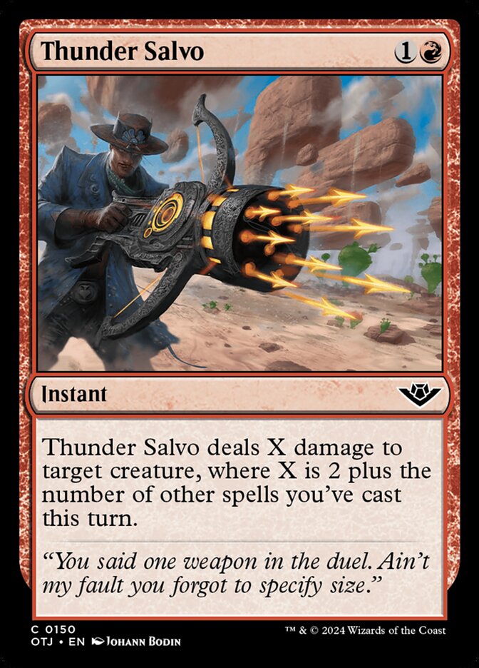 Thunder Salvo · Outlaws of Thunder Junction (OTJ) #150