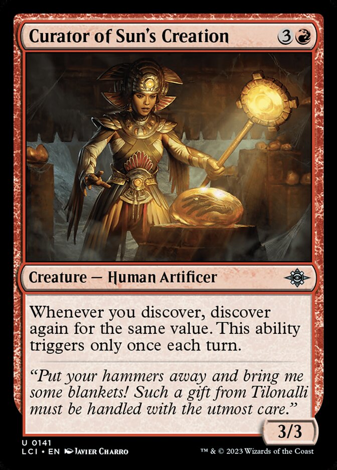 Curator of Sun's Creation · The Lost Caverns of Ixalan (LCI) #141