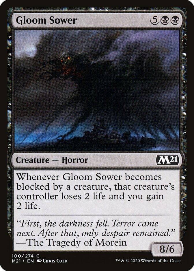 Gloom Sower · Core Set 2021 (M21) #100