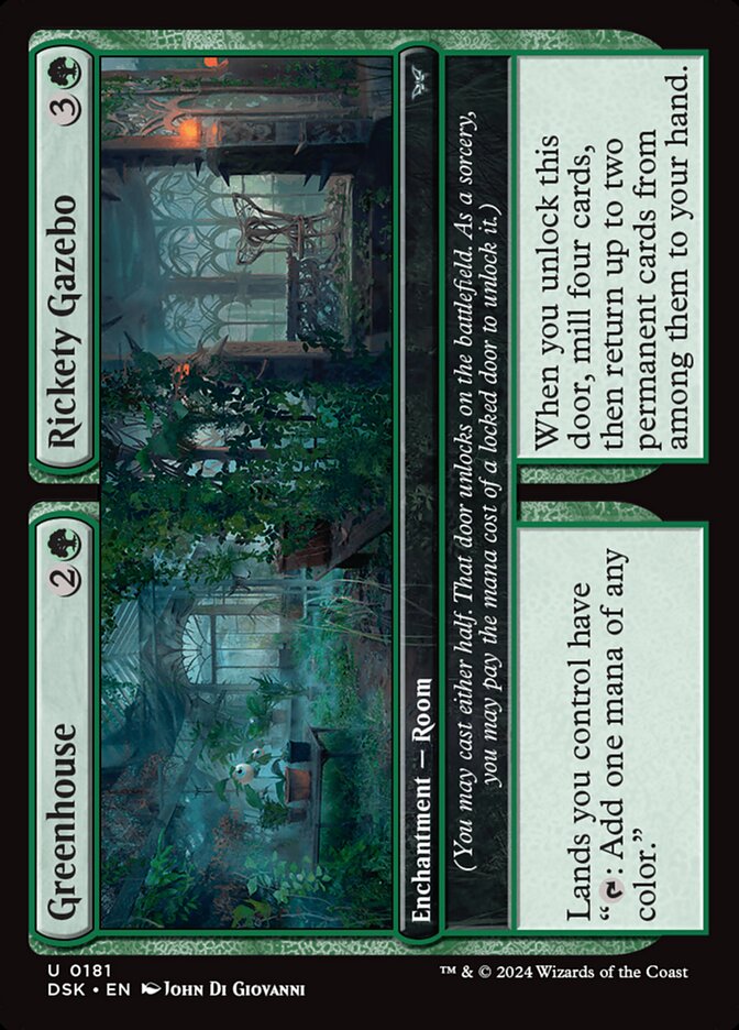 Greenhouse // Rickety Gazebo · Duskmourn: House of Horror (DSK) #181