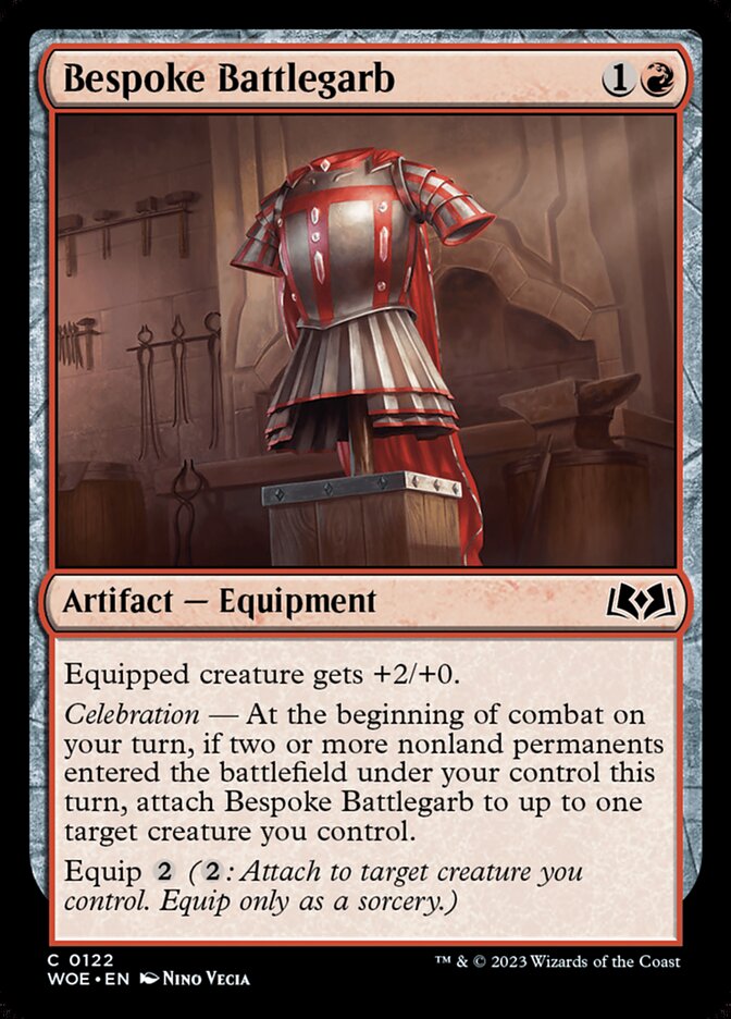 Bespoke Battlegarb · Wilds of Eldraine (WOE) #122