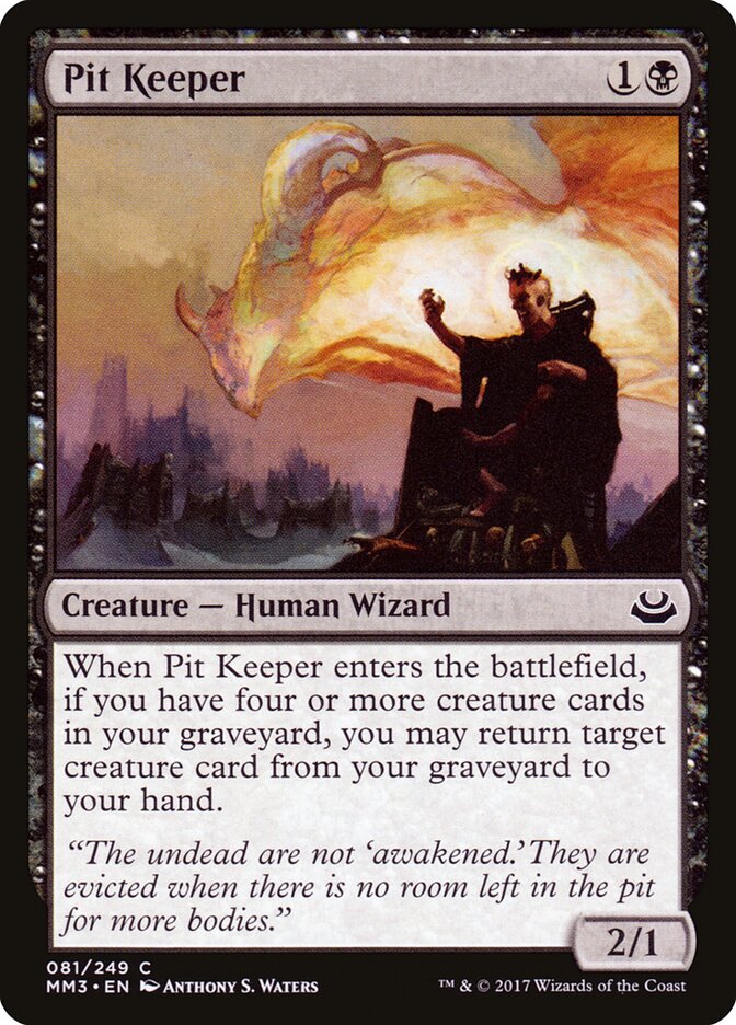Pit Keeper · Modern Masters 2017 (MM3) #81