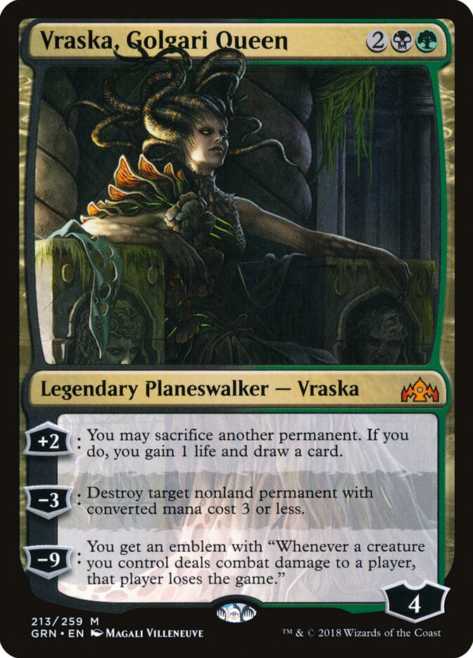 Vraska, Golgari Queen · Guilds of Ravnica (GRN) #213