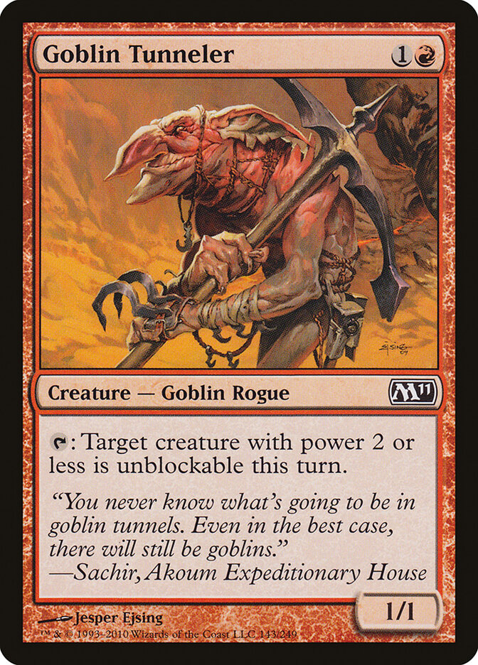 Goblin Tunneler · Magic 2011 (M11) #143