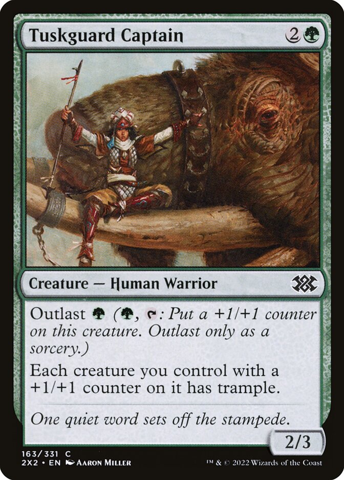 Tuskguard Captain · Double Masters 2022 (2X2) #163
