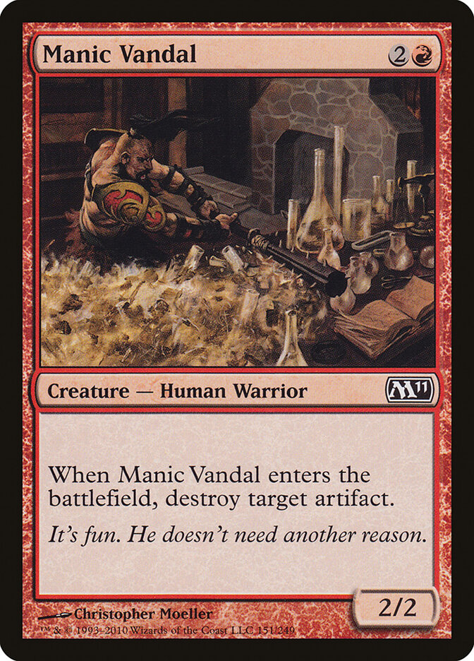 Manic Vandal · Magic 2011 (M11) #151
