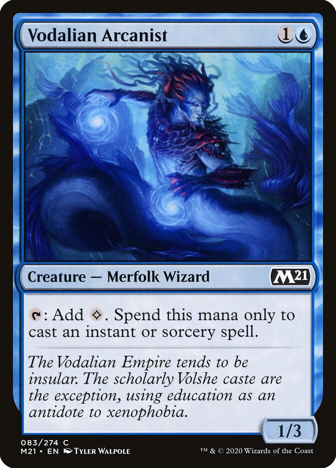 Vodalian Arcanist · Core Set 2021 (M21) #83