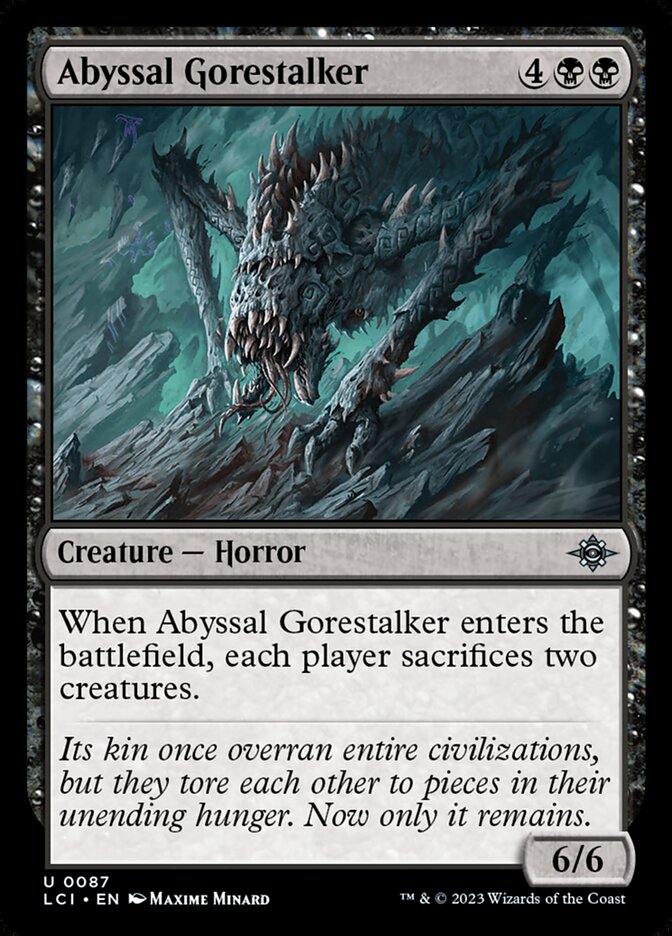 Abyssal Gorestalker · The Lost Caverns of Ixalan (LCI) #87