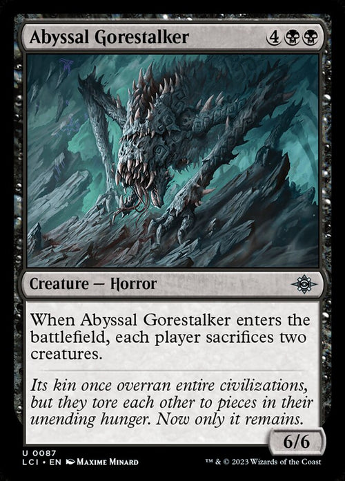 Abyssal Gorestalker · The Lost Caverns of Ixalan (LCI) #87