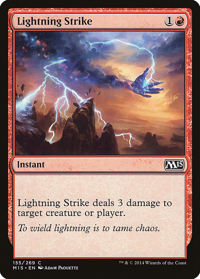 Lightning Strike · Magic 2015 (M15) #155