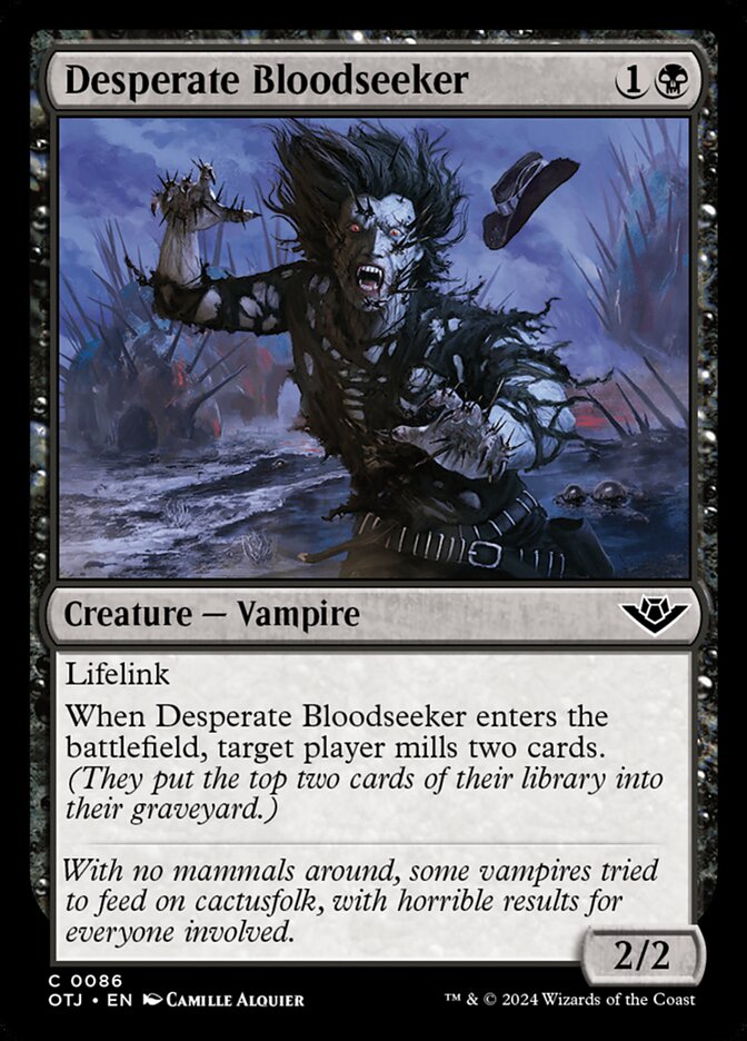 Desperate Bloodseeker · Outlaws of Thunder Junction (OTJ) #86