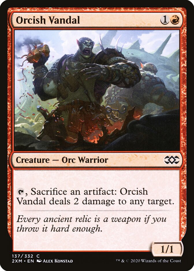 Orcish Vandal · Double Masters (2XM) #137