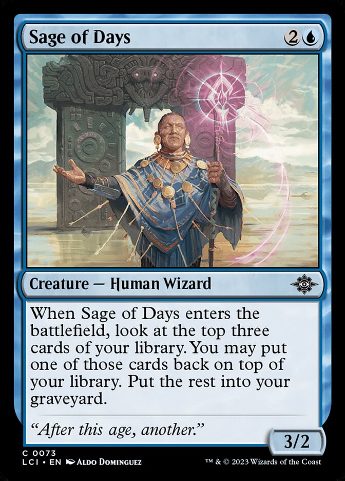 Sage of Days · The Lost Caverns of Ixalan (LCI) #73