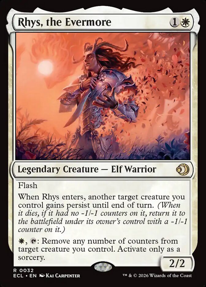 Rhys, the Evermore · Lorwyn Eclipsed (ECL) #32