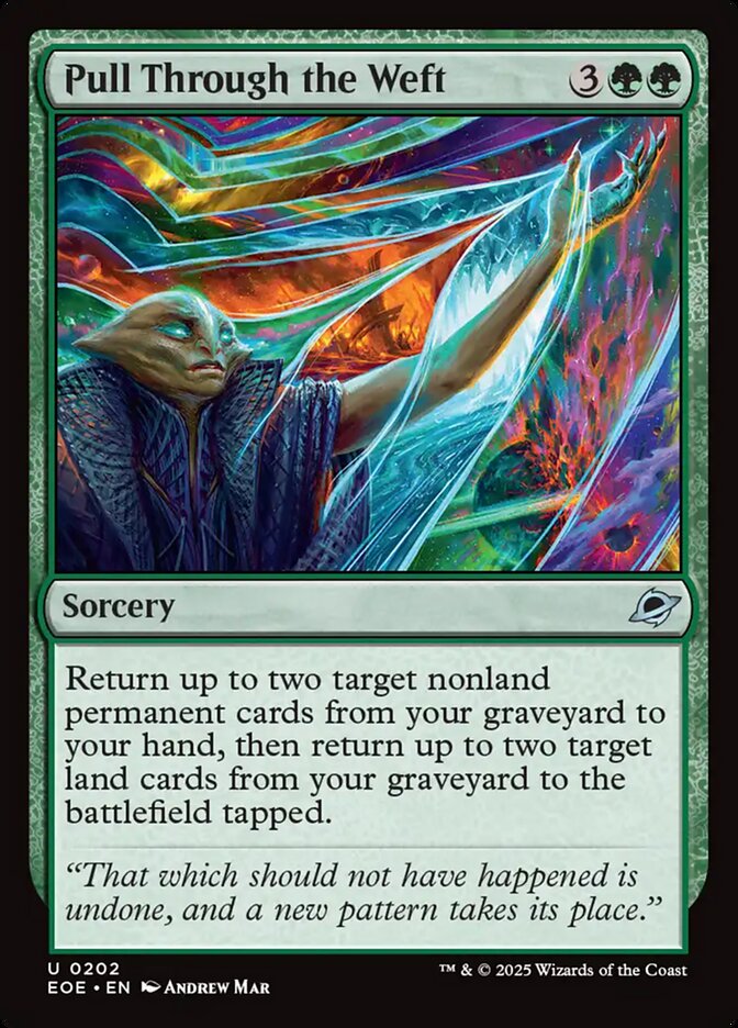 Pull Through the Weft · Edge of Eternities (EOE) #202