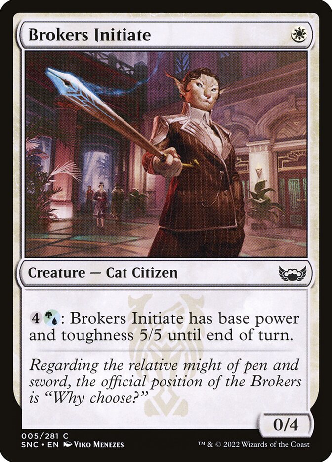 Brokers Initiate · Streets of New Capenna (SNC) #5