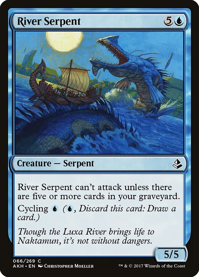 River Serpent · Amonkhet (AKH) #66