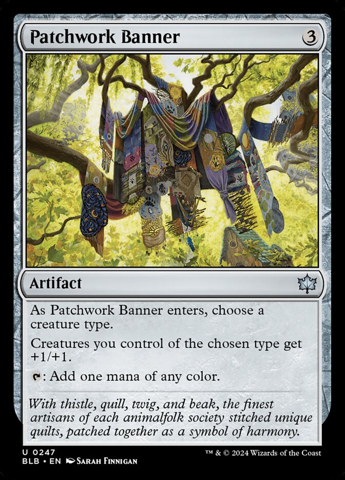 Patchwork Banner · Bloomburrow (BLB) #247