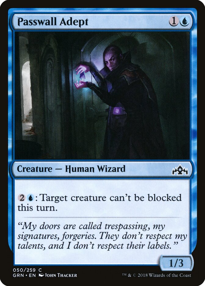 Passwall Adept · Guilds of Ravnica (GRN) #50