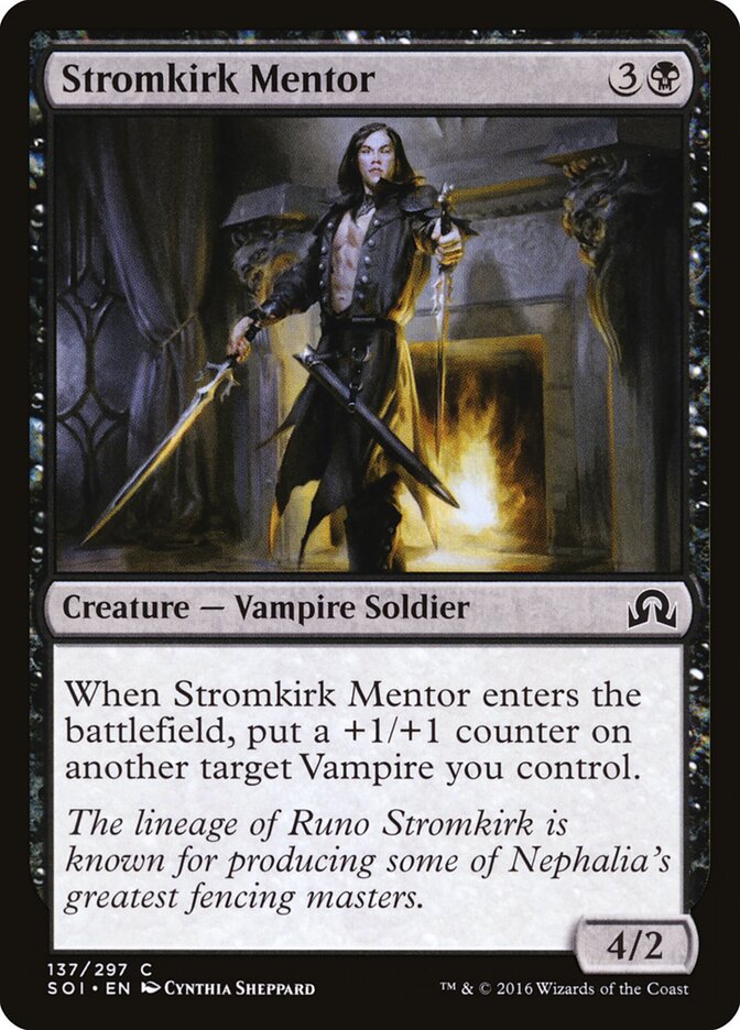 Stromkirk Mentor · Shadows over Innistrad (SOI) #137