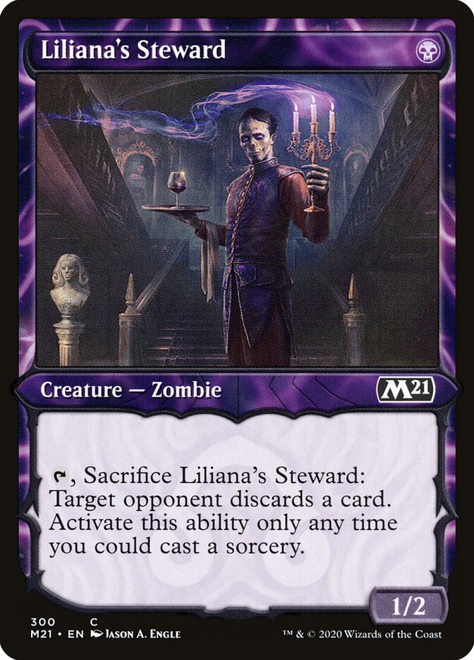 Liliana's Steward · Core Set 2021 (M21) #300 · showcase