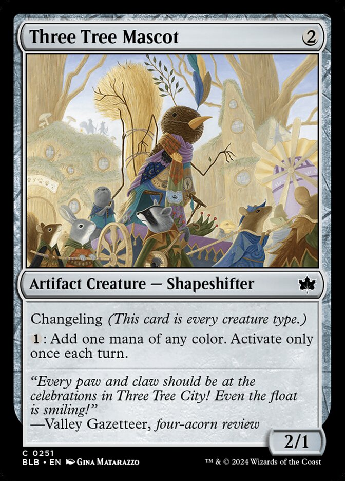 Three Tree Mascot · Bloomburrow (BLB) #251