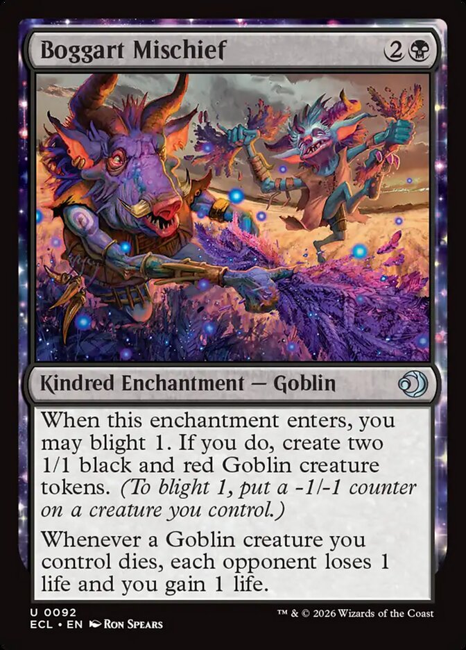 Boggart Mischief · Lorwyn Eclipsed (ECL) #92