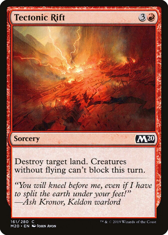 Tectonic Rift · Core Set 2020 (M20) #161