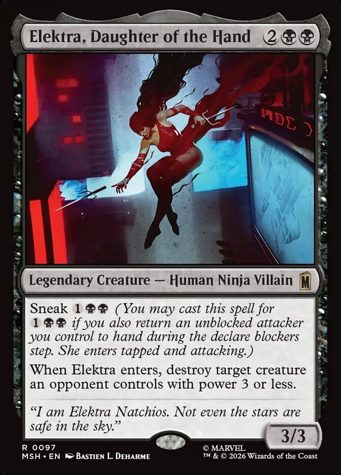 Elektra, Daughter of the Hand · Marvel Super Heroes (MSH) #97