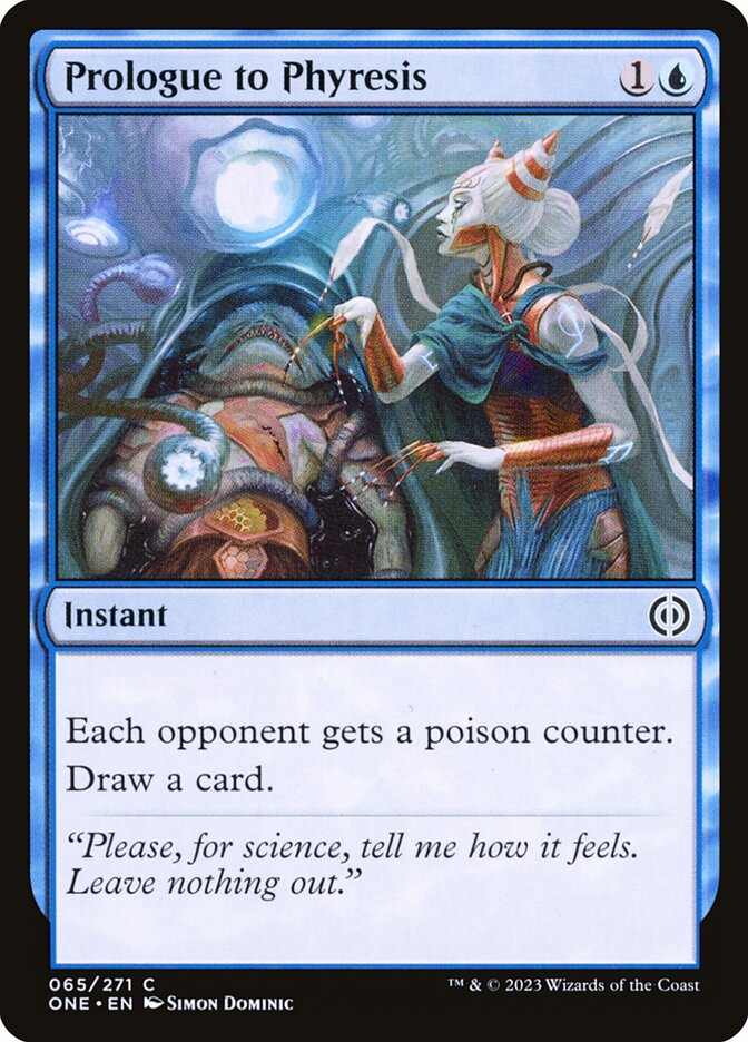 Prologue to Phyresis · Phyrexia: All Will Be One (ONE) #65