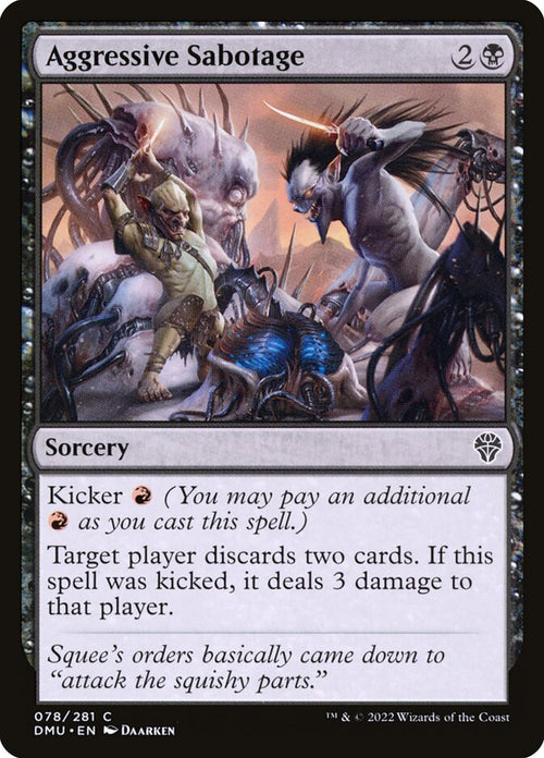 Aggressive Sabotage · Dominaria United (DMU) #78