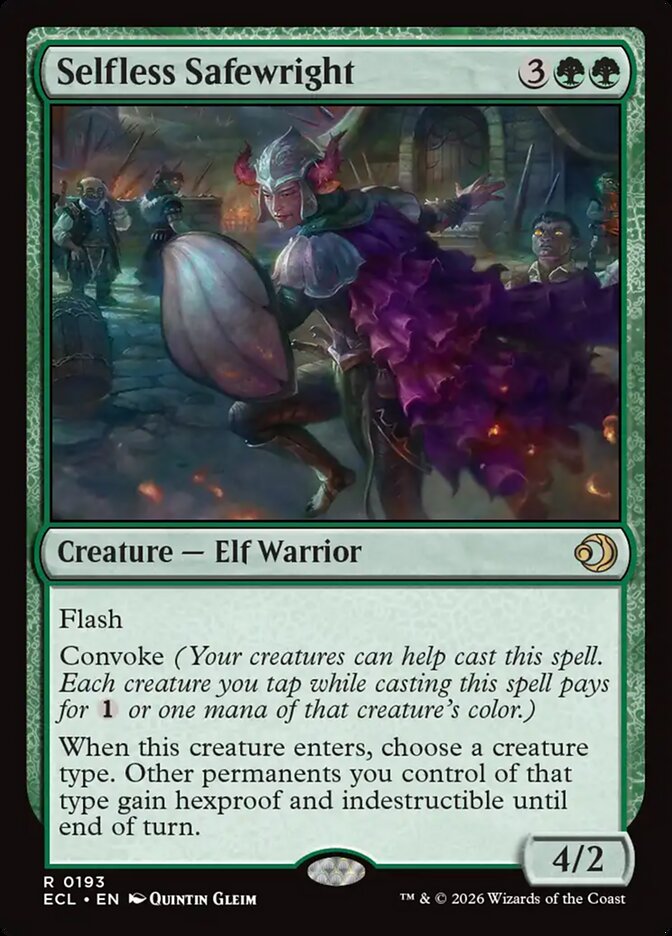 Selfless Safewright · Lorwyn Eclipsed (ECL) #193