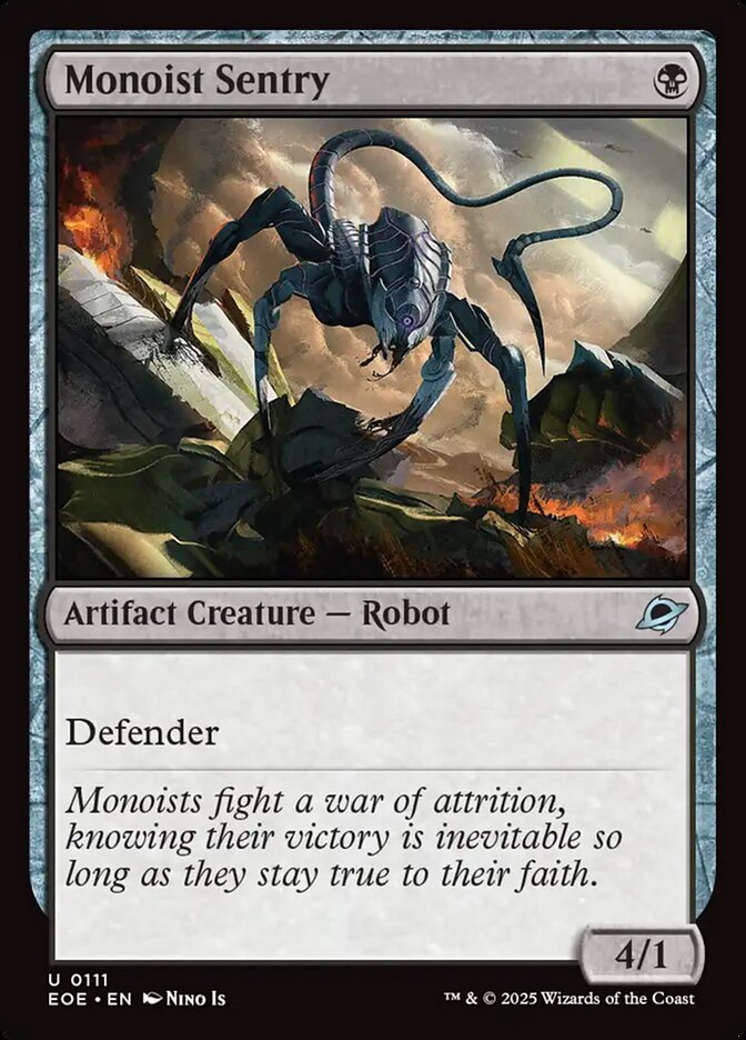 Monoist Sentry · Edge of Eternities (EOE) #111