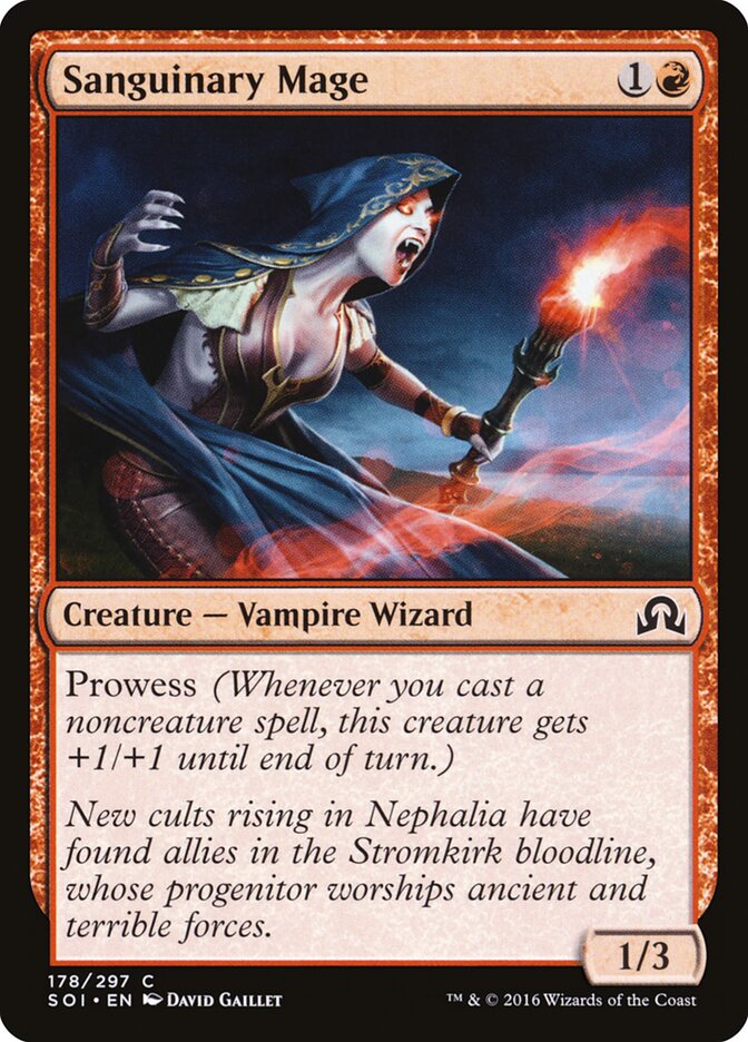 Sanguinary Mage · Shadows over Innistrad (SOI) #178
