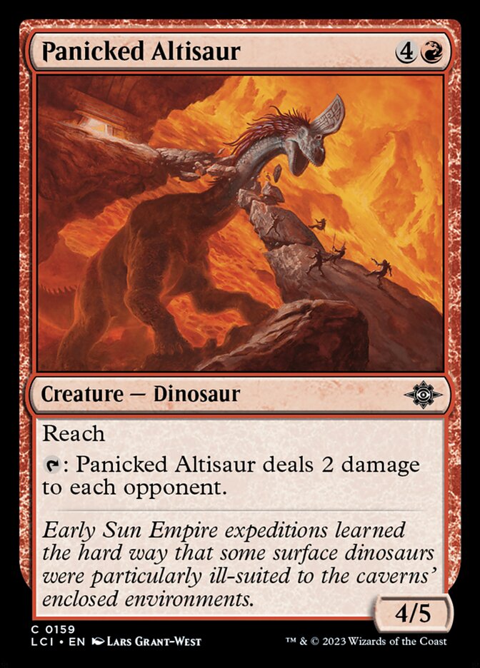 Panicked Altisaur · The Lost Caverns of Ixalan (LCI) #159