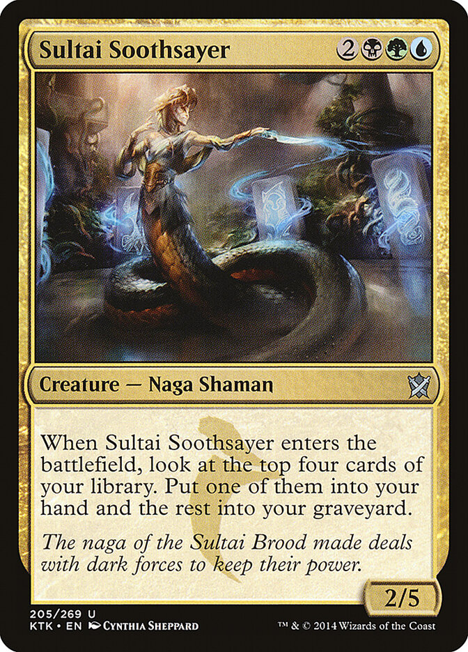 Sultai Soothsayer · Khans of Tarkir (KTK) #205