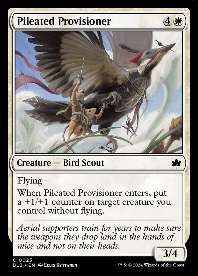 Pileated Provisioner · Bloomburrow (BLB) #25