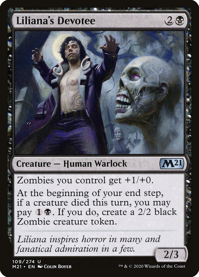 Liliana's Devotee · Core Set 2021 (M21) #109