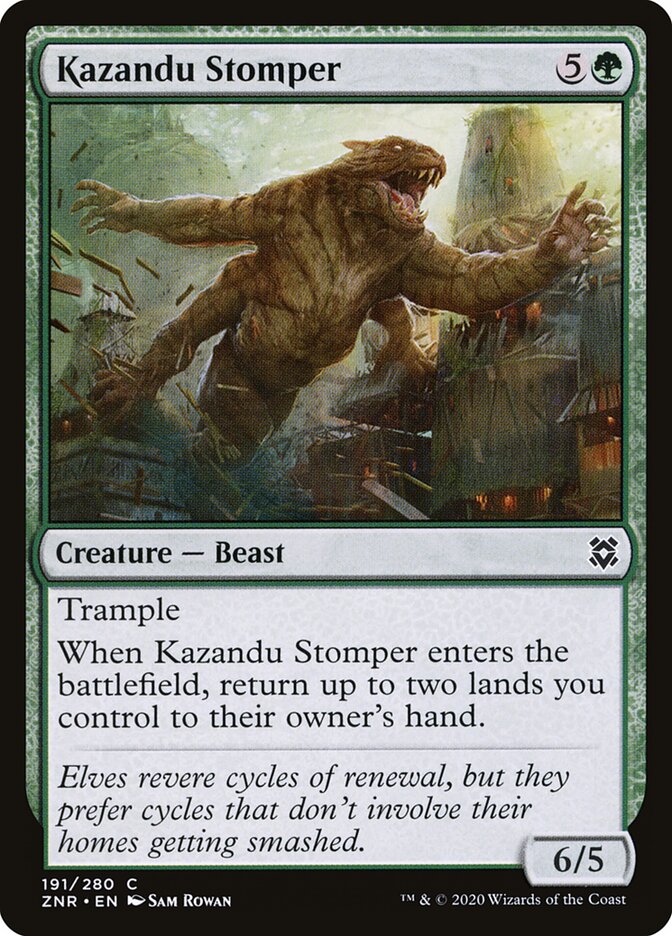 Kazandu Stomper · Zendikar Rising (ZNR) #191