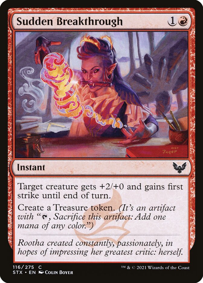 Sudden Breakthrough · Strixhaven: School of Mages (STX) #116