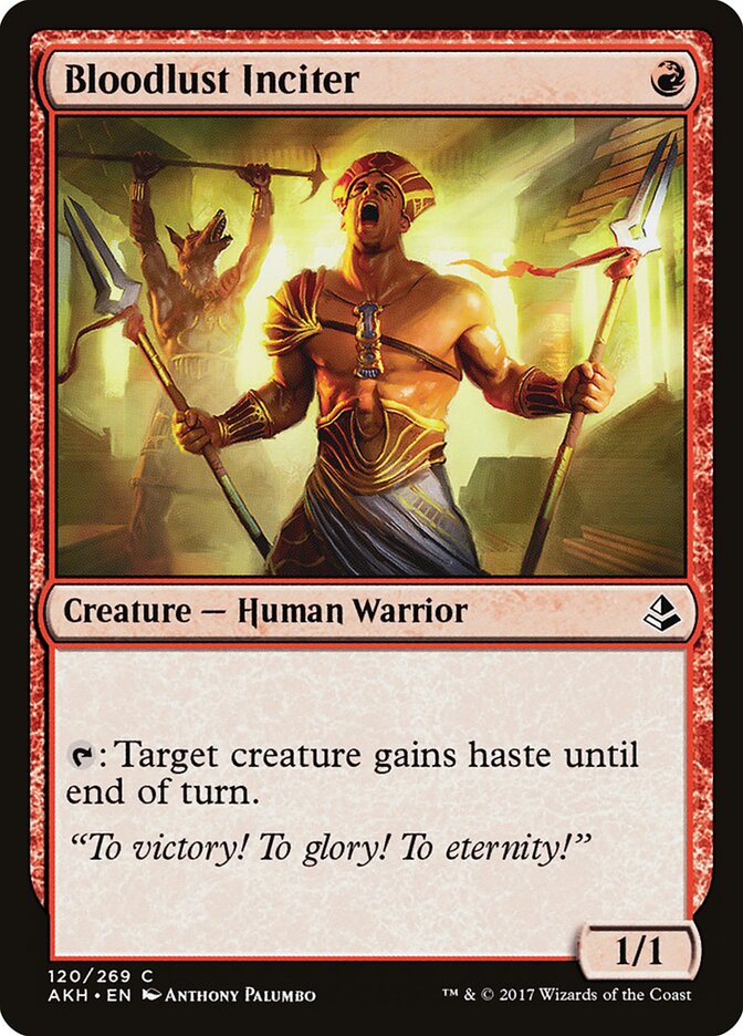 Bloodlust Inciter · Amonkhet (AKH) #120