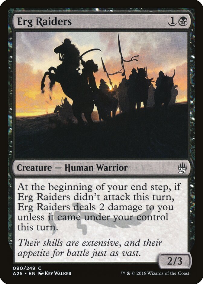 Erg Raiders · Masters 25 (A25) #90