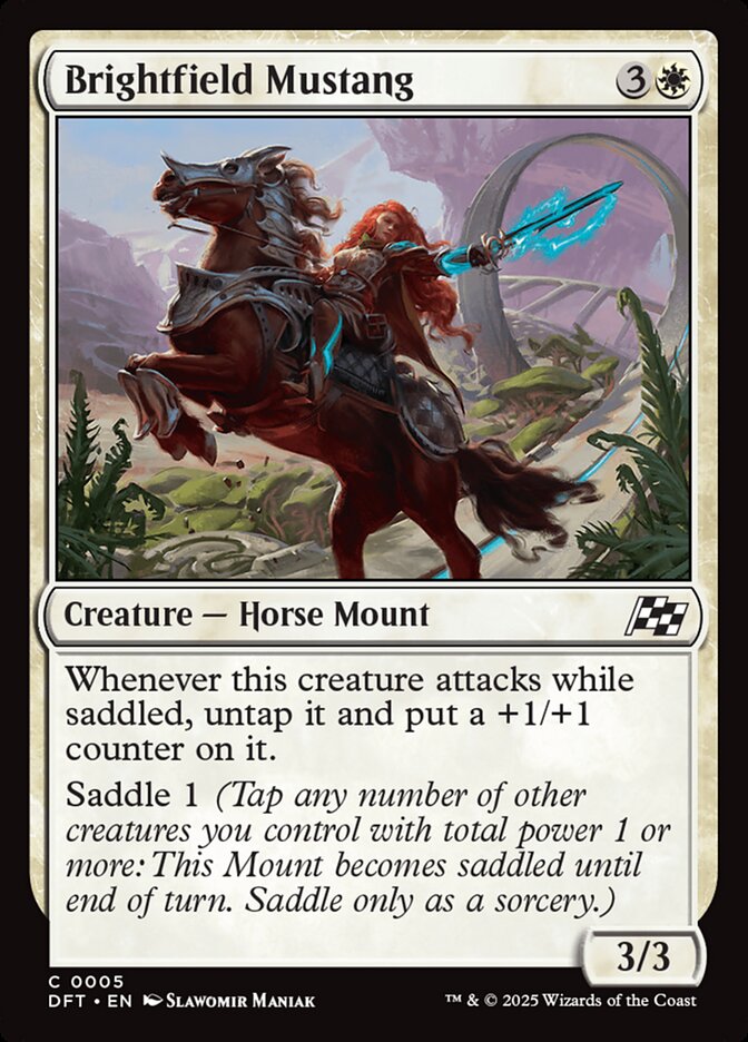 Brightfield Mustang · Aetherdrift (DFT) #5