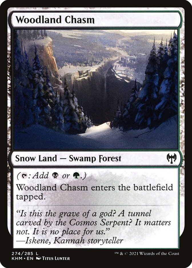 Woodland Chasm · Kaldheim (KHM) #274