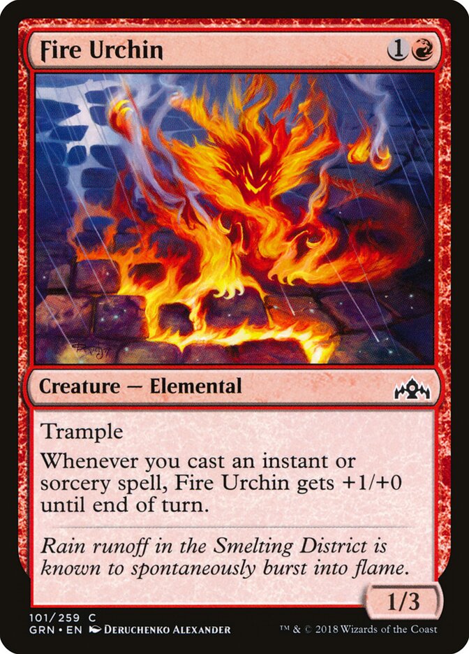 Fire Urchin · Guilds of Ravnica (GRN) #101