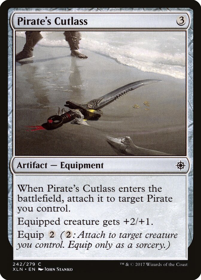 Pirate's Cutlass · Ixalan (XLN) #242