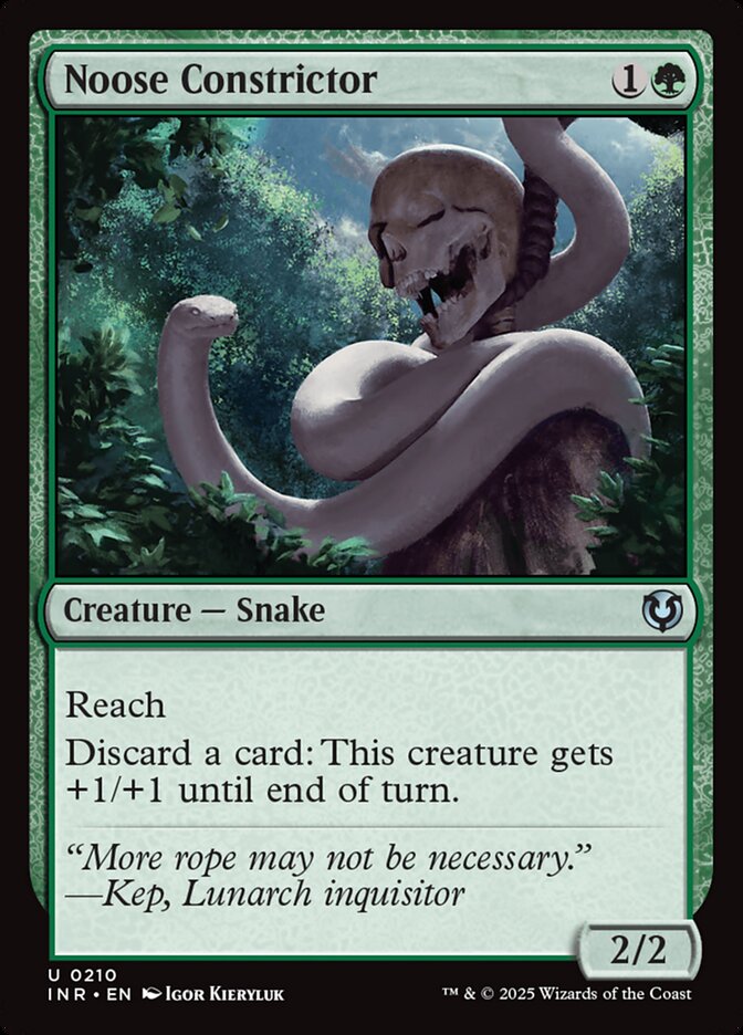 Noose Constrictor · Innistrad Remastered (INR) #210