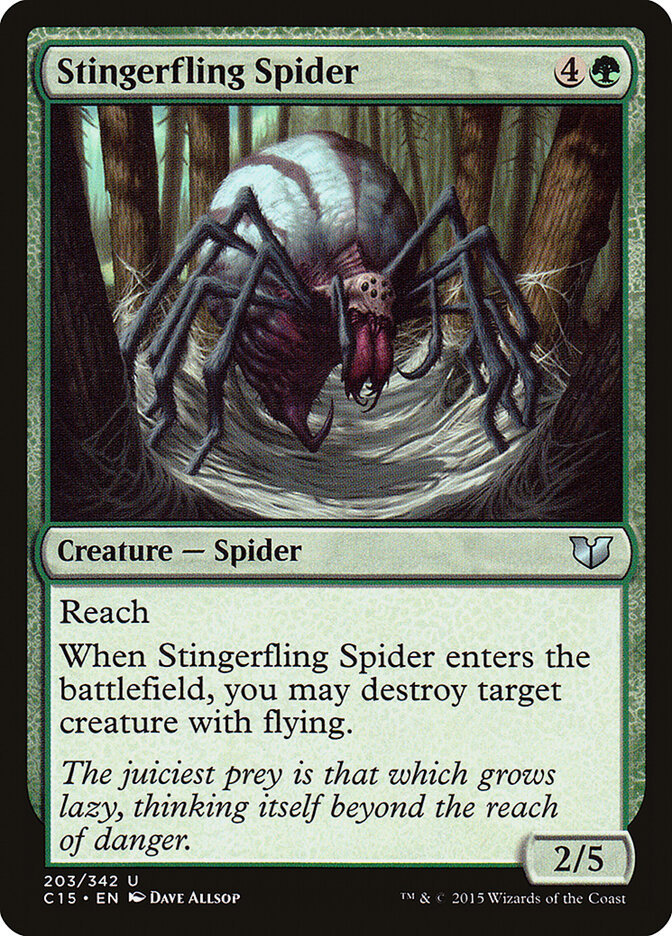 Stingerfling Spider · Commander 2015 (C15) #203